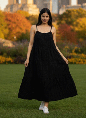 BLACK MAXI DRESS
