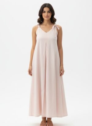 BABY PINK MIDI DRESS