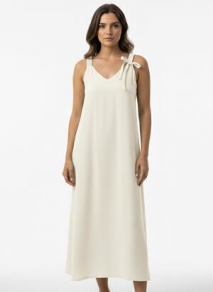 OFF WHITE MIDI DRESS