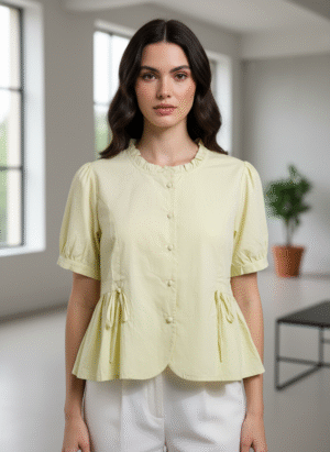 Lime Half Sleeves Shirt