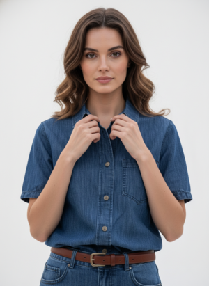 Denim Dress Two Piece