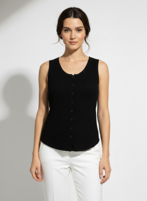 Black Sleeveless Top