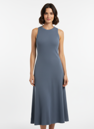 Dark Grey Long Bodycon Dress