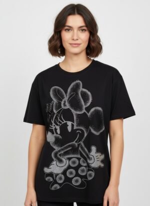 Black Color Oversized T-shirt