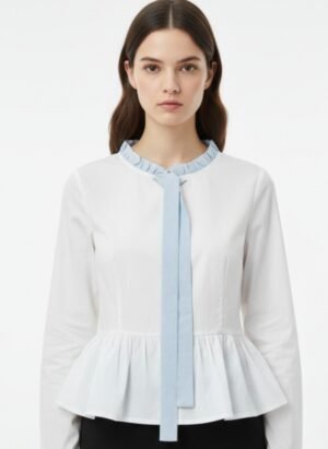 White Full Sleeves Shirt