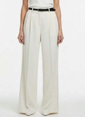 Off White Straight Pant