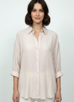 Pink Full Sleeves Designer Shirt