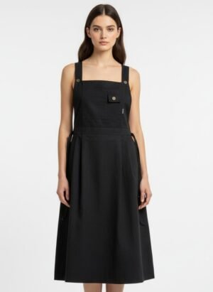Black Skirt Dungaree