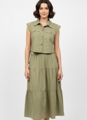 Green Two Piece Coord Set