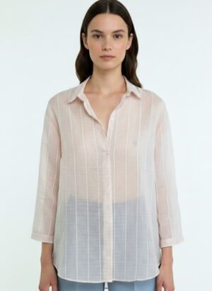 Pink Sheen Full Sleeves Shirt